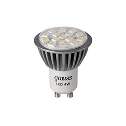 Светодиодная лампа Gauss GU10, 4W, 2700K