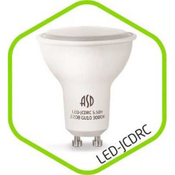 Светодиодная лампа ASD GU10, 10W, 3000K