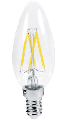 Светодиодная лампа (Свеча) ASD E14, 5W, 3000K