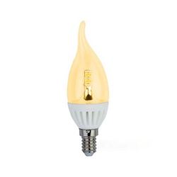 Светодиодная лампа (свеча на ветру) Ecola E14, 4W, Цветная (разноцветная)K