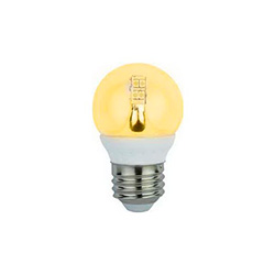 Светодиодная лампа (шар) Ecola E27, 4W, Цветная (разноцветная)K