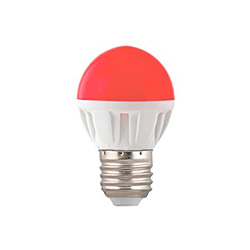 Светодиодная лампа Ecola E27, 4W, Red(Красный)K