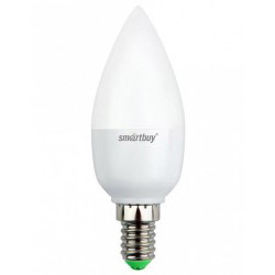 Светодиодная лампа (Свеча) Smartbuy E27, 5W, 4000K
