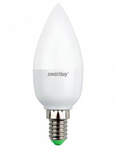 Светодиодная лампа (Свеча) Smartbuy E27, 5W, 4000K
