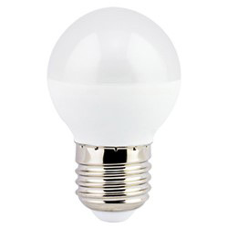Светодиодная лампа (Шар) Ecola E27, 7W, 6500K