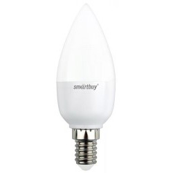 Светодиодная лампа (Свеча) Smartbuy E14, 8W, 3000K
