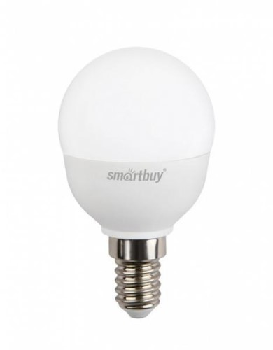 Светодиодная лампа (Шар) Smartbuy E14, 8W, 6000K