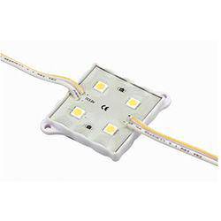 Светодиодный модуль SMD5050, 4LED, 12V, 1.44W, Синий, 38x38,