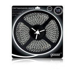 Светодиодная лента зеленая Gauss, 60 LED/м, 4.8W