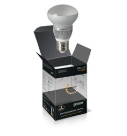 Светодиодная лампа (Зеркальная) Gauss E27, 5W, 2700K