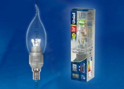 Светодиодная лампа Uniel G4, 3W, 4200K