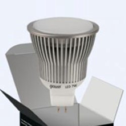 Светодиодная лампа (Софит) Gauss GU5.3, 7W, 4100K