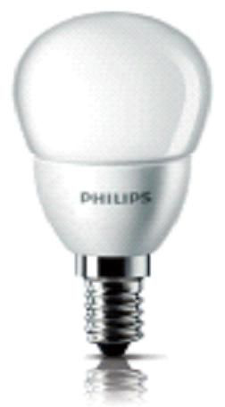 Светодиодная лампа (Шар) Philips E14, 4W, 2700K