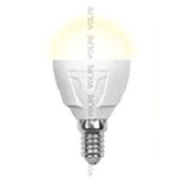 Светодиодная лампа (Шар) Volpe E14, 6W, 3000K