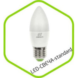 Светодиодная лампа (Свеча) ASD E27, 7,5W, 3000K