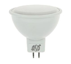 Светодиодная лампа ASD GU5.3, 3W, 4000K