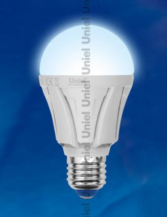 Светодиодная лампа (Груша) Uniel E27, 7W, 4500K