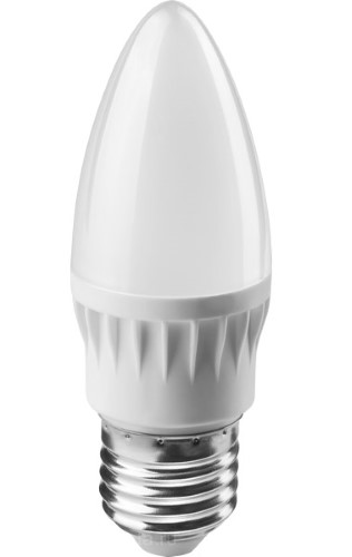 Светодиодная лампа (Свеча) ОНЛАЙТ E27, 6W, 4000K