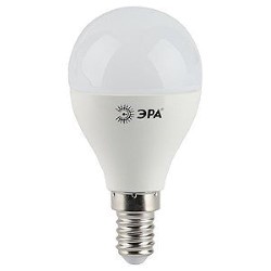 Светодиодная лампа (Шар) ЭРА E14, 7W, 4000K