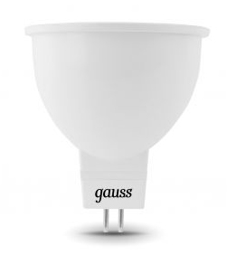 Светодиодная лампа (Софит) Gauss GU5.3, 5W, 2700K
