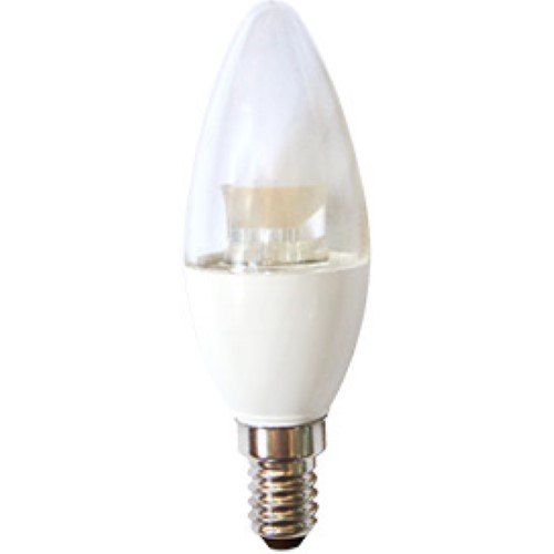 Светодиодная лампа (Свеча) Ecola E14, 6W, 2700K
