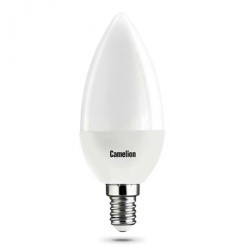 Светодиодная лампа (Свеча) Camelion E14, 8W, 3000K