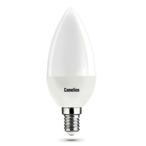 Светодиодная лампа (Свеча) Camelion E14, 8W, 4500K