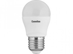 Светодиодная лампа (Шар) Camelion E27, 8W, 3000K