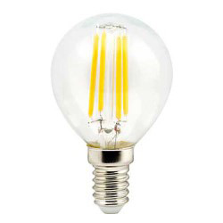 Светодиодная лампа (Шар) Ecola E14, 5W, 2700K