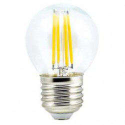 Светодиодная лампа (Шар) Ecola E27, 5W, 2700K