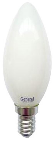 Светодиодная лампа (Свеча) General E14, 6W, 4500K