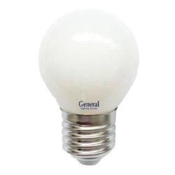 Светодиодная лампа (Шар) General E27, 7W, 4500K