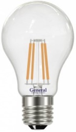 Светодиодная лампа (Груша) General E27, 10W, 6500K