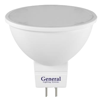 Светодиодная лампа (Софит) General GU5.3, 8W, 6500K