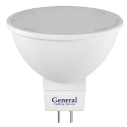 Светодиодная лампа (Софит) General GU5.3, 7W, 3000K