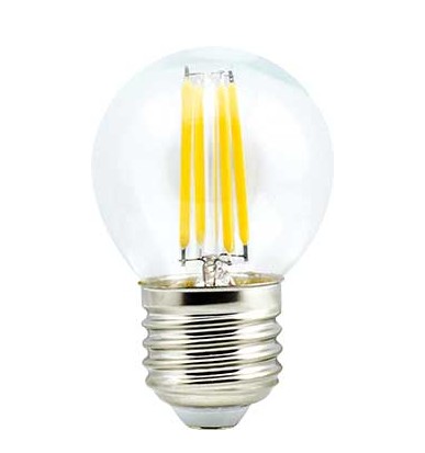 Светодиодная лампа (Шар) Ecola E27, 6W, 2700K