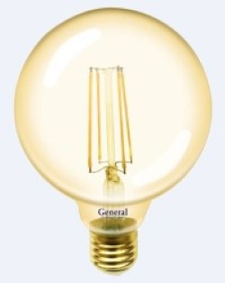 Светодиодная лампа (Шар) General E27, 8W, 2700K