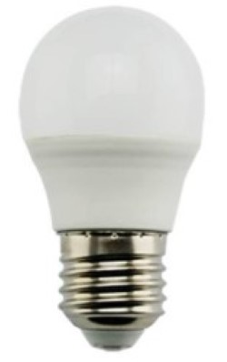 Светодиодная лампа (Шар) Ecola E27, 9W, 6000K