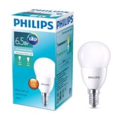 Светодиодная лампа (Свеча) Philips E14, 6,5W, 4000K
