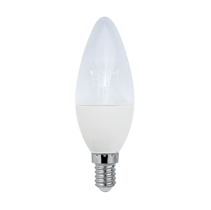 Светодиодная лампа (Свеча) Ecola E14, 8W, 2700K