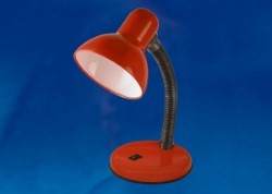 Настольная лампа Uniel красная (И02164)