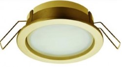 Точечный светильник Ecola золотой (FG53PDECC)