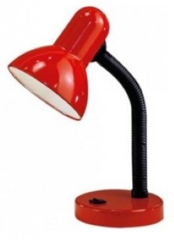 Настольная лампа Uniel красная (И00453)