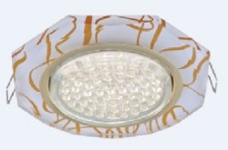 Точечный светильник Ecola золотой (FG538AECH)