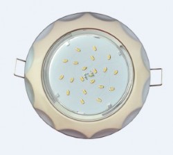 Точечный светильник Ecola серебрянный (FA81H4ECB)