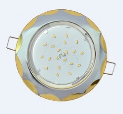 Точечный светильник Ecola золотой (FE81H4ECB)