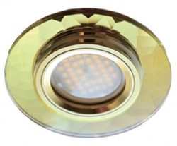 Точечный светильник Ecola золотой (FG1654EFF)