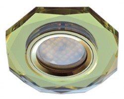 Точечный светильник Ecola золотой (FG1652EFF)