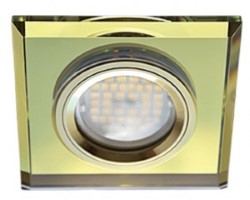 Точечный светильник Ecola золотой (FG1651EFF)