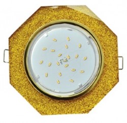 Точечный светильник Ecola золотой (FQ538AECH)